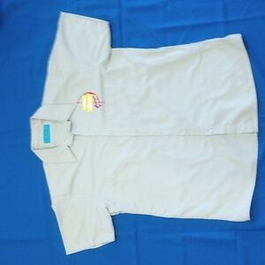 Past Gas Garage printed work shirt/shop shirt.